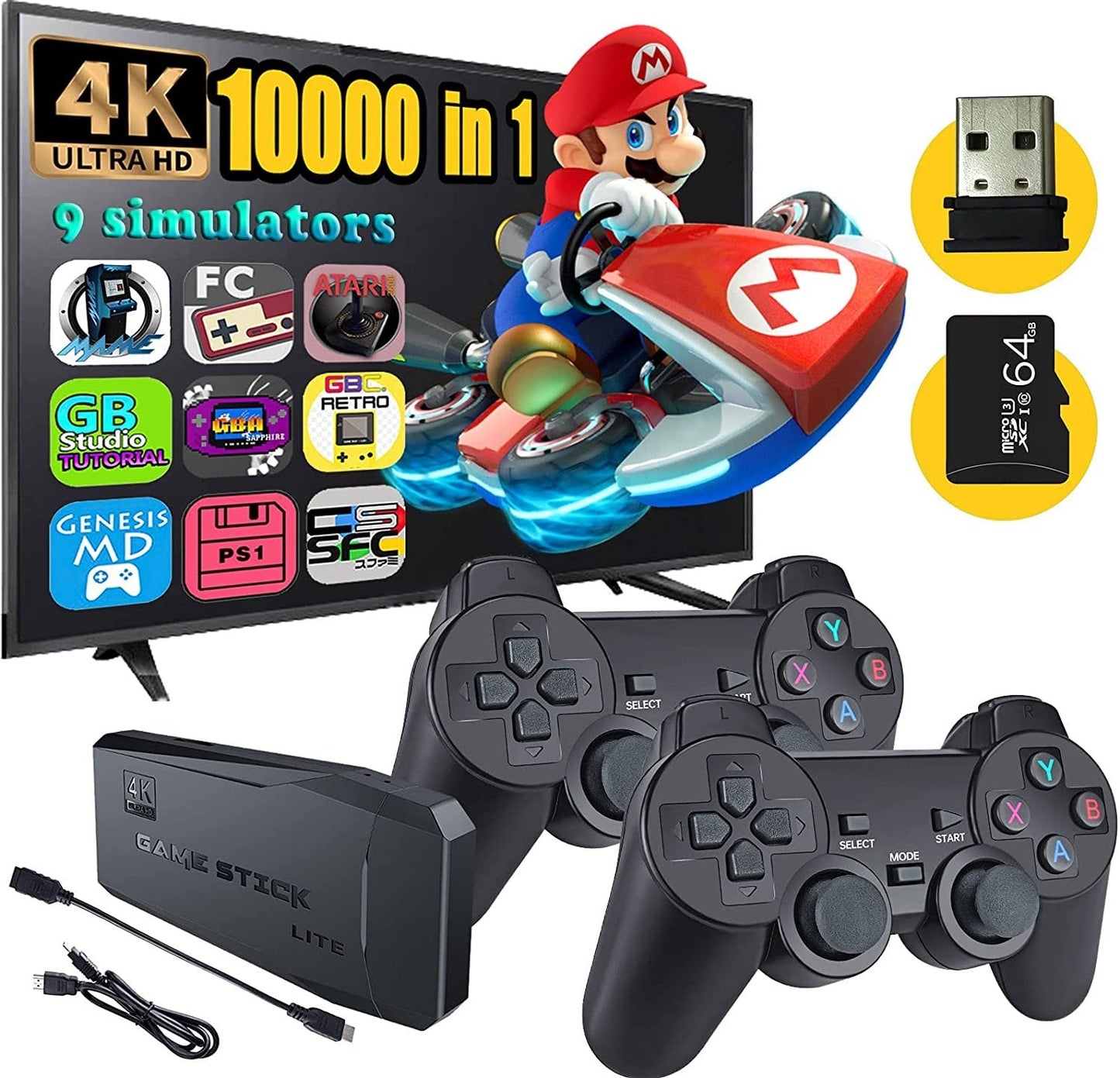 MINI CONSOLA RETRO 4K